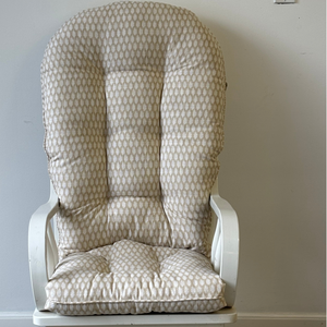 glider rocker cushions with replacement cushions in nadia sand fabric