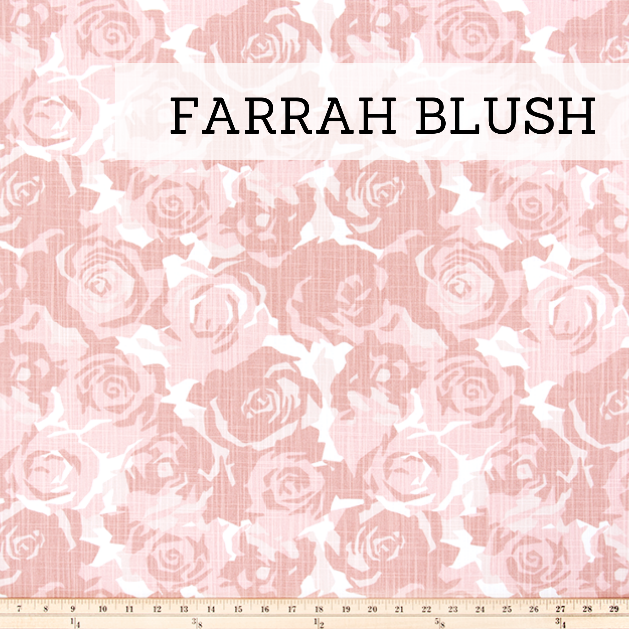 blush pink roses upholstery fabric for vintage glider rocker replacement cushions