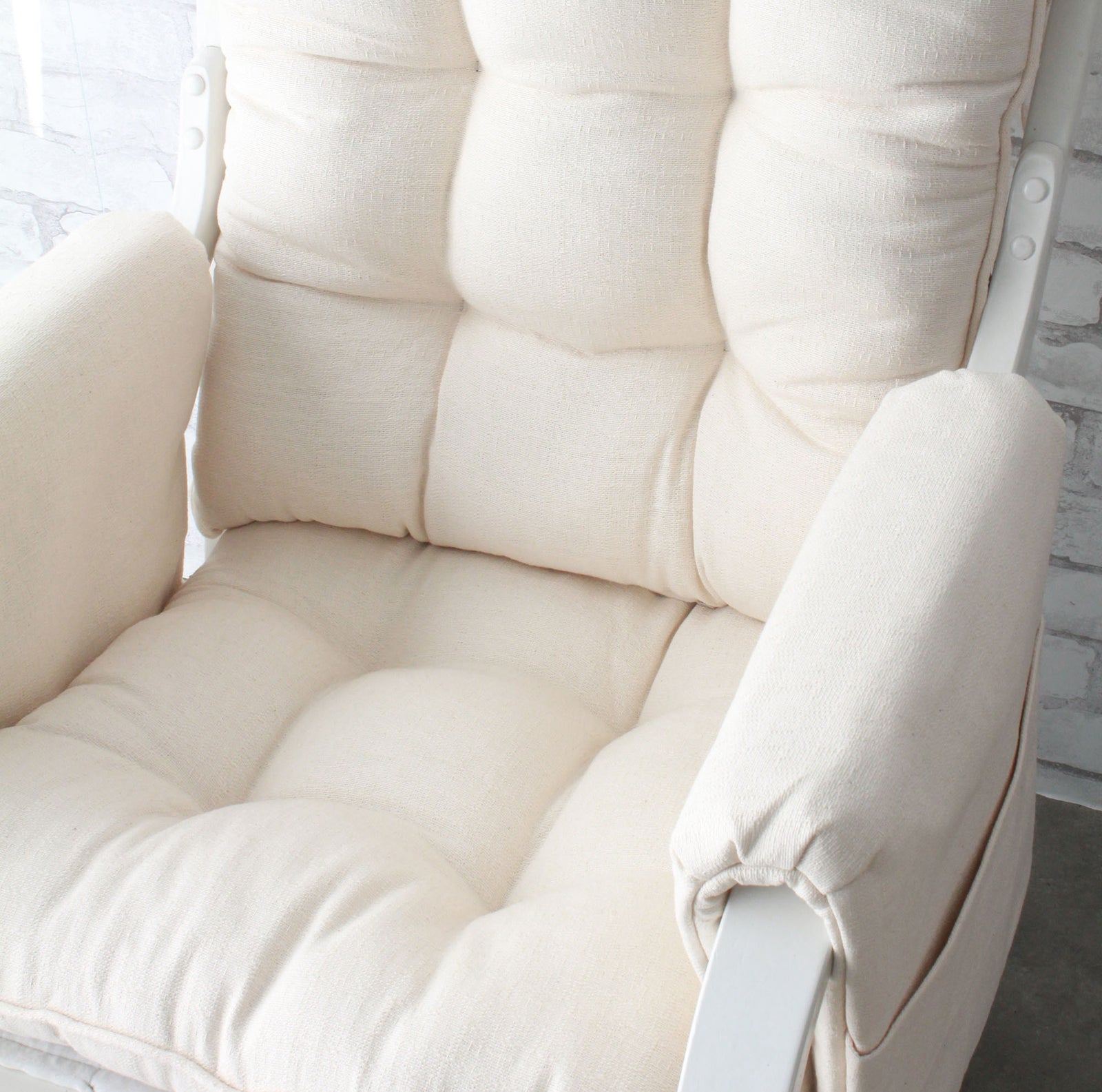 Wingback discount rocker cushions