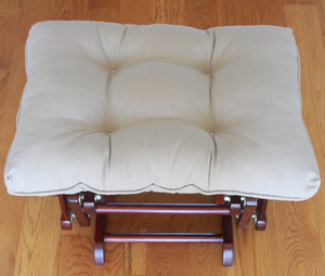 ottoman cushion for a glider rocker ottoman