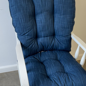 glider rocker with solid navy blue glider replacement cushions