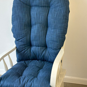 glider rocker with solid navy blue glider replacement cushions