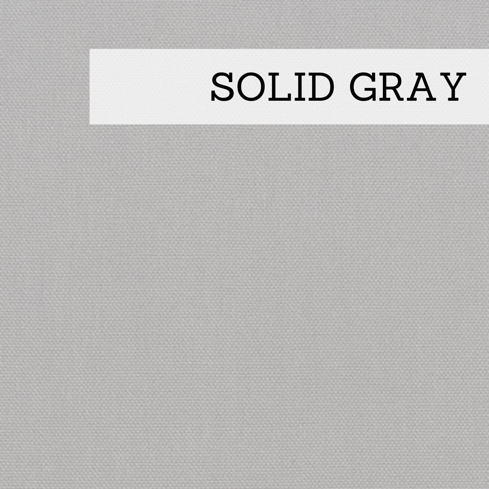 Solid gray upholstery fabric for glider rocker replacement cushions, rocking chair cushions and wingback glider cushions