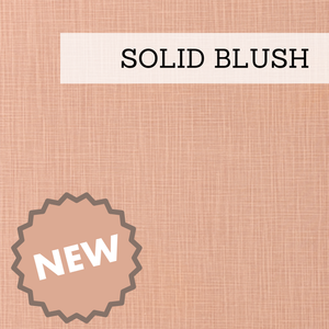 solid fabric for glider rocker replacement cushions, arm rest covers and ottoman cushion in a soft blush pink
