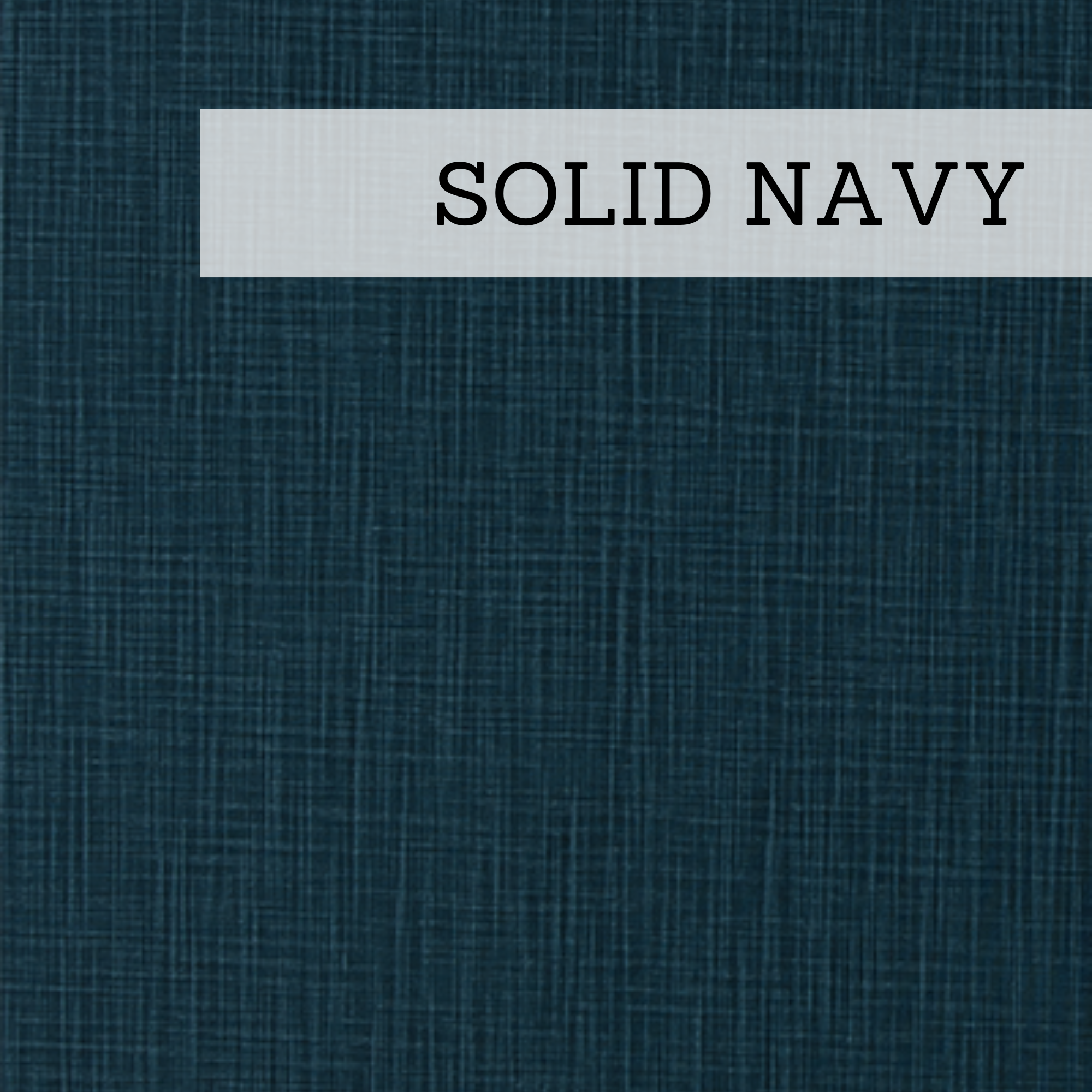 swatch of solid navy fabric for glider rocker replacement cushions, wingback glider replacement cushions, traditional rocking chair cushions, arm rest covers or ottoman cushions