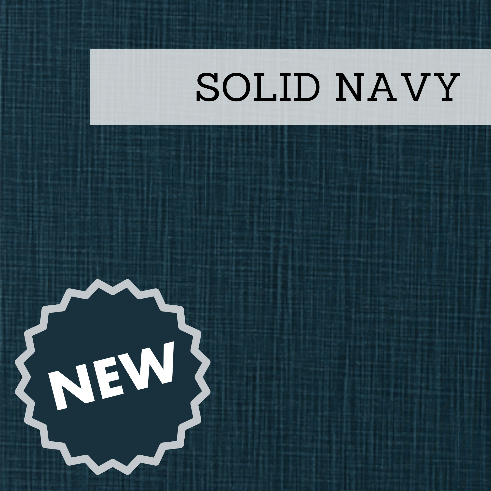 swatch of solid navy fabric for glider rocker replacement cushions, wingback glider replacement cushions, traditional rocking chair cushions, arm rest covers or ottoman cushions