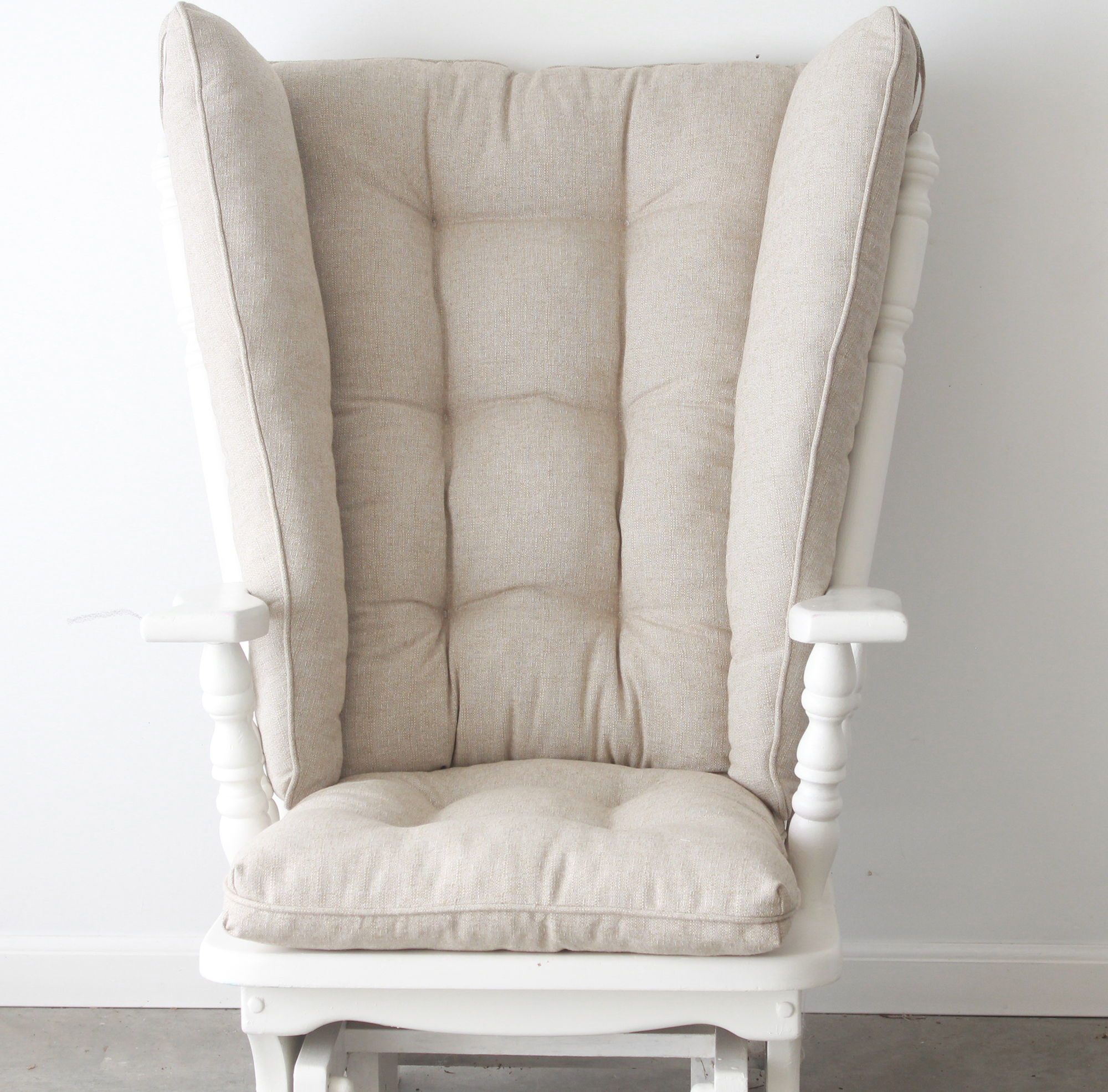 Glider Replacement Cushions for a Round Top Glider Rocker or Rocking C Miss Polly s Piece Goods